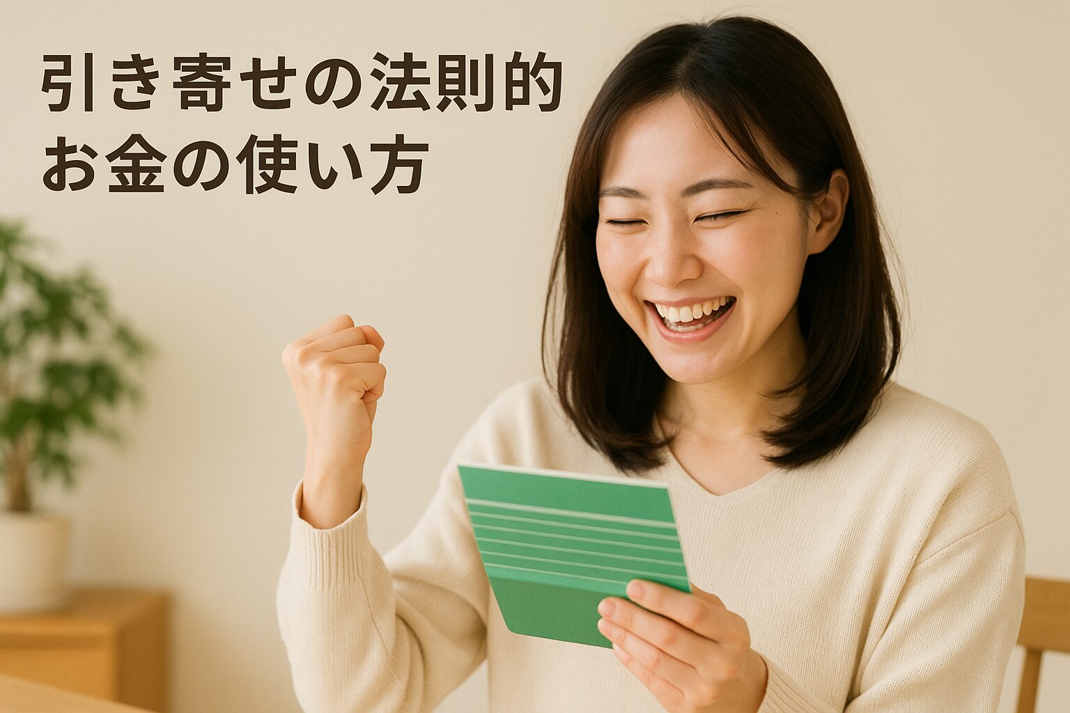引き寄せの法則的お金の使い方